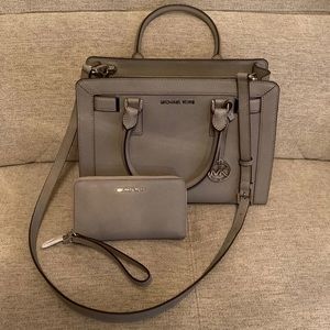 Michael Kors handbag and wristlet/wallet New